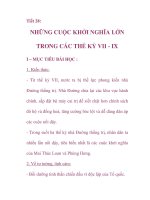 Giáo án lịch sử 6_Tiết 28 docx