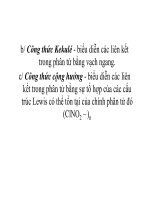 Bài giảng hóa học hữu cơ - Liên kết hóa học part 2 pdf