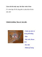 Làm xích đu mộc mạc cho khu vườn tí hon docx