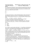 Đề thi thử đại học, cao đẳng năm học 2010 – 2011 ĐỀ 004 docx