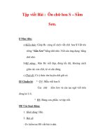 Giáo án Tiếng Việt lớp 3 : Tên bài dạy : Tập viết Bài : Ôn chữ hoa S – Sầm Sơn. pps