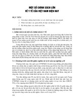 Một số chính sách lớn về y tế của Việt Nam hiện nay doc