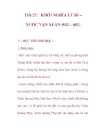 Giáo án lịch sử 6_Tiết 27 pot