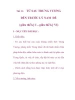 Giáo án lịch sử 6_Tiết 23 pptx