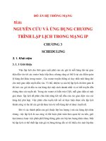 NGUYÊN CỨU VÀ ỨNG DỤNG CHƯƠNG TRÌNH LẬP LỊCH TRONG MẠNG IP CHƯƠNG 3_1 pps