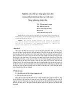 Báo cáo khoa học: 