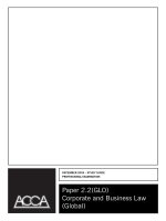 acca test book Corporate and Business Law ppsx