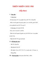 Giáo án ĐỊa lý lớp 7 : Tên bài dạy : THIÊN NHIÊN CHÂU PHI (tiếp theo) docx