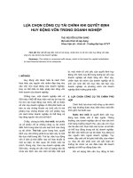 Báo cáo khoa học: 