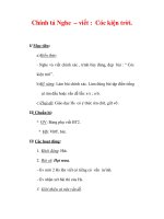 Giáo án Tiếng Việt lớp 3 : Tên bài dạy : Chính tả Nghe – viết : Cóc kiện trời. pdf