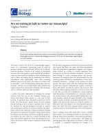 Báo cáo sinh học: 