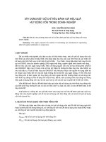 Báo cáo khoa học: 