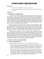 Tố chức và quản lý bệnh viện đa khoa pot