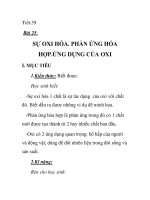 Giáo án hóa học 8_Tiết:39 potx