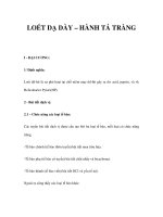 LOÉT DẠ DÀY – HÀNH TÁ TRÀNG ppt