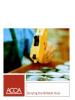 ACCA Burying the Billable Hour phần 1 pptx