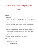 Giáo án Tiếng Việt lớp 3 : Tên bài dạy : Chính tả Nghe – viết : Hũ bạc của người cha. ppsx