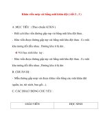 Giáo án môn Kỹ Thuật: Khâu viền mép vải bằng mũi khâu đột ( tiết 2 , 3 ) pot