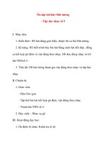 Giáo án lớp 5 môn Âm Nhạc: Ôn tập bài hát: Hát mừng - Tập đọc nhạc số 5 docx