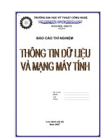 Báo cáo thí nghiệm thông tin dữ liệu và mạng máy tính - Bài 1 docx