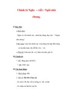 Giáo án Tiếng Việt lớp 3 : Tên bài dạy : Chính tả Nghe – viết : Ngôi nhà chung. pps