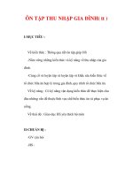 Giáo án Công nghệ lớp 6 : Tên bài dạy : ÔN TẬP THU NHẬP GIA ĐÌNH( tt ) pps