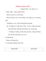 Giáo án môn Kỹ Thuật: Trồng cây rau hoa ( tiết 2 ) docx