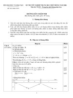 Đề ôn thi đại học môn toán - Đề số 10 pps