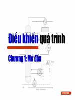 Điều khiển quá trình - Chương 1 docx