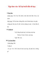 Giáo án Tiếng Việt lớp 3 : Tên bài dạy : Tập làm văn Kể lại buổi đầu đi học. potx