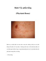 Bệnh Vẩy phấn hồng (Pityriasis Rosea) pps