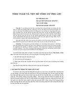 Báo cáo khoa học: 