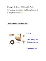 Xô cũ, giỏ cũ cũng có thể thành đèn 