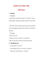 Giáo án ĐỊa lý lớp 7 : Tên bài dạy : KINH TẾ CHÂU PHI (tiếp theo) ppsx