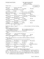 THE FIRST ENGLISH TEST SUBJECT: ENGLISH 11 - Code 832 pptx
