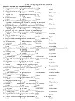 ĐỀ THI THỬ ĐẠI HỌC NĂM 2011-ANH VĂN ppsx