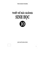 Thiết kế bài giảng sinh học 10 part 1 pdf