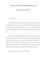 MỘT SỐ BIỆN PHÁP NÂNG CAO CHẤT LƯỢNG PHONG TRÀO 