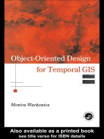 .Object-Oriented Design for Temporal GIS Phần 1 doc