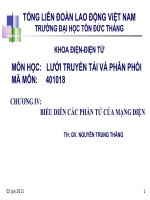 LƯỚI ĐIỆN TRUYỀN TẢI VÀ PHÂN PHỐI - BIỂU DIỄN CÁC PHẦN TỬ CỦA MẠNG ĐIỆN pot