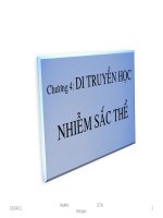 MORGAN & THUYẾT DI TRUYỀN NHIỄM SẮC THỂ pot