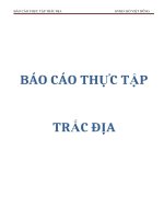 BÁO CÁO THỰC TẬP TRẮC ĐỊA doc