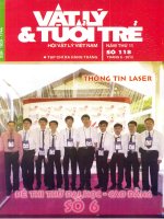 Tạp chí vật lý và tuổi trẻ số 118 tháng 6 2013