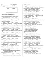 ĐỀ KIỂM TRA ANH VĂN KHỐI 12 potx