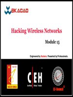 CEHv8 module 15   hacking wireless networks