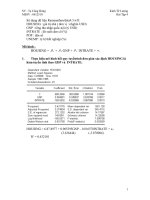 Kinh Tế Lượng Bài Tập 4 pptx