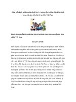 Sáng kiến kinh nghiệm môn địa lí lớp 1 – hướng dẫn hs khai thác kênh hình trong bài dạy miền địa lý tự nhiên Việt Nam pptx