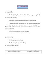 Giáo án Hình Học lớp 8: ÔN TẬP HỌC KÌ I docx