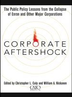 CORPORATE AFTERSHOCK 1 PHẦN 1 docx