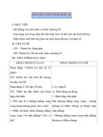 Giáo án Hình Học lớp 8: ÔN TẬP CUỐI NĂM (TIẾT 2) ppsx